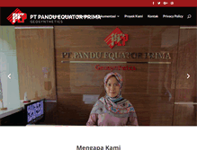 Tablet Screenshot of pandu-equator.com
